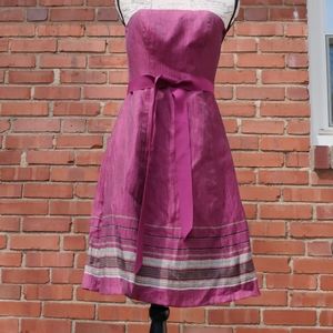 Ann Taylor Loft 2petite berry color dress